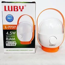 Lampu Rechargeabl Luby Emergency L-7737 tahan 8 jam Led 4.5 Watt