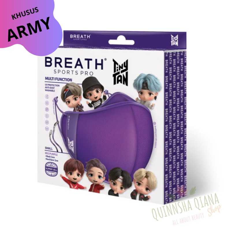 BTS TinyTan BREATH Sport Pro Mask + Strap