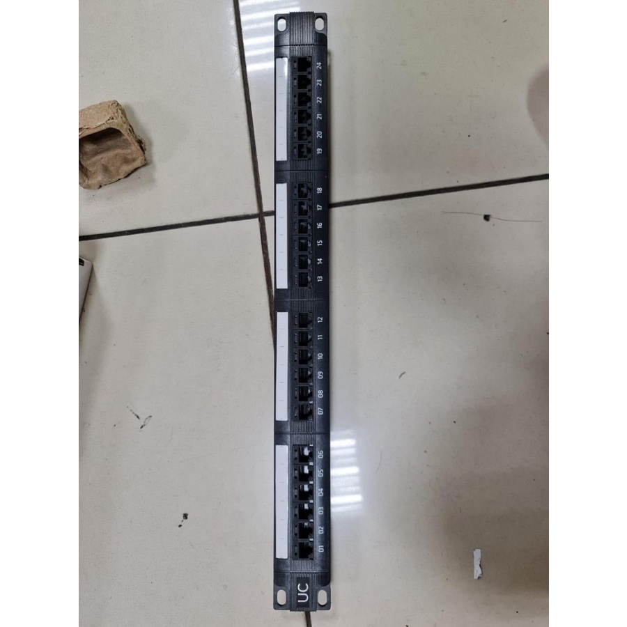 Patch Panel Cat 5e 24Port / Frame panel Modul 24 Port Cat.5e