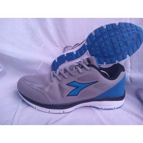 PROMO SEPATU LARI PRIA DIADORA ANDRIA GREY BIRU ORIGINAL MURAH SPORT SENAM TERBARU