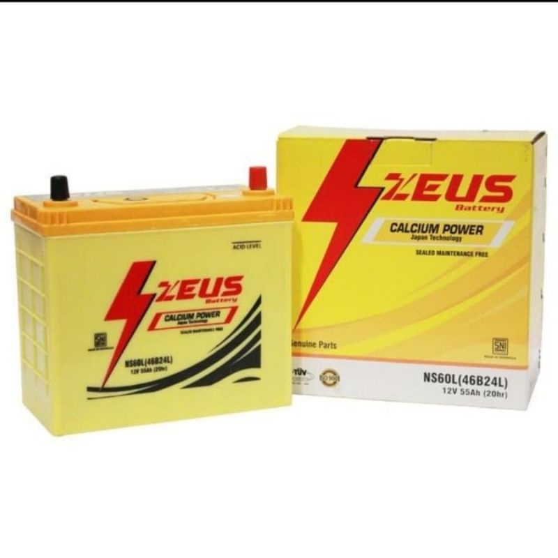 Aki Mobil Grand Livina Ns 60L Aki Kering Calsium Zeus Battery Aki Mobil Grand Livina