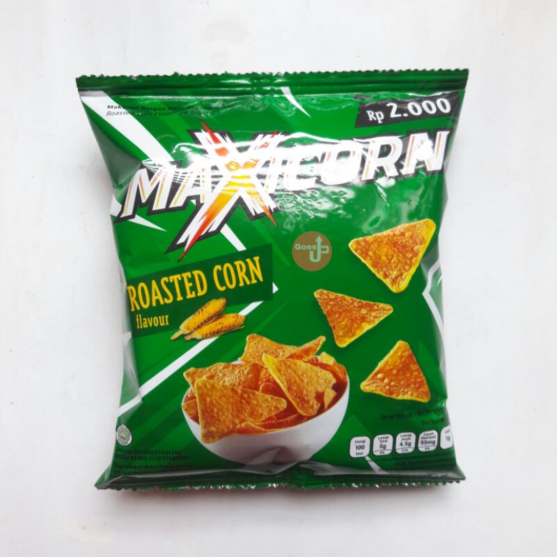 

MAXICORN Roasted Corn Jagung Bakar Kerupuk Jagung Pack Renceng 10 pcs