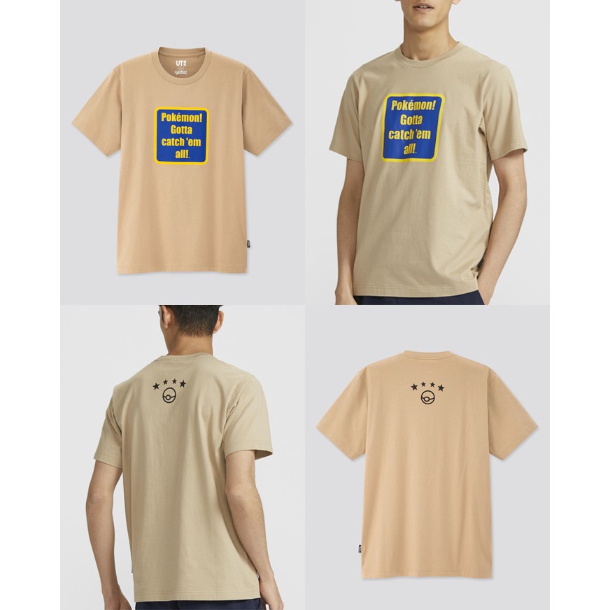 UNIQLO x Pokemon UT Gotta Catch Em All Short Sleeve Graphic T-shirt Go