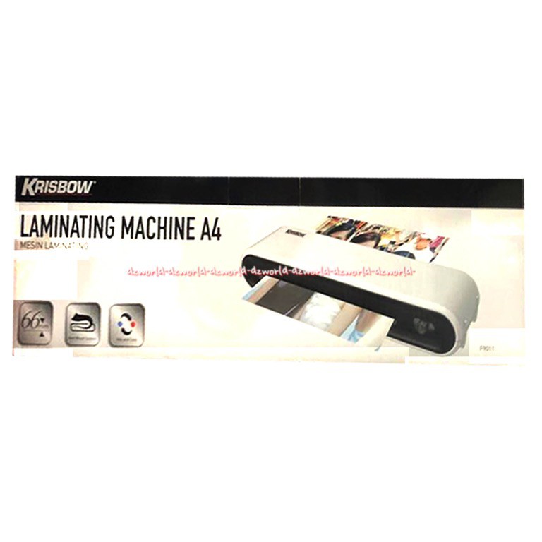 Krisbow Laminating Machine A4 Mesin Laminating Kertas Plastik Laminator A 4