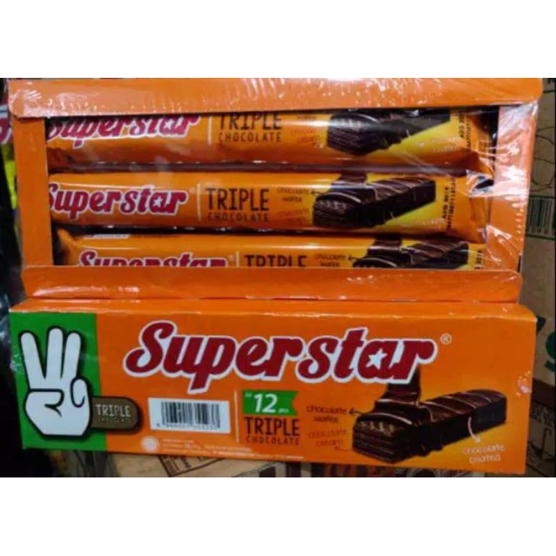 

Superstar Wafer Coklat 18gr x 12 pcs