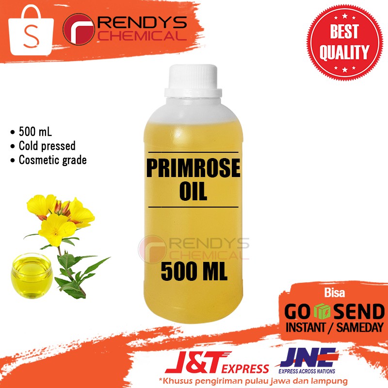 Evening Primrose Oil 500mL - Minyak Evening Primrose 500 mL - Cosmetic Grade