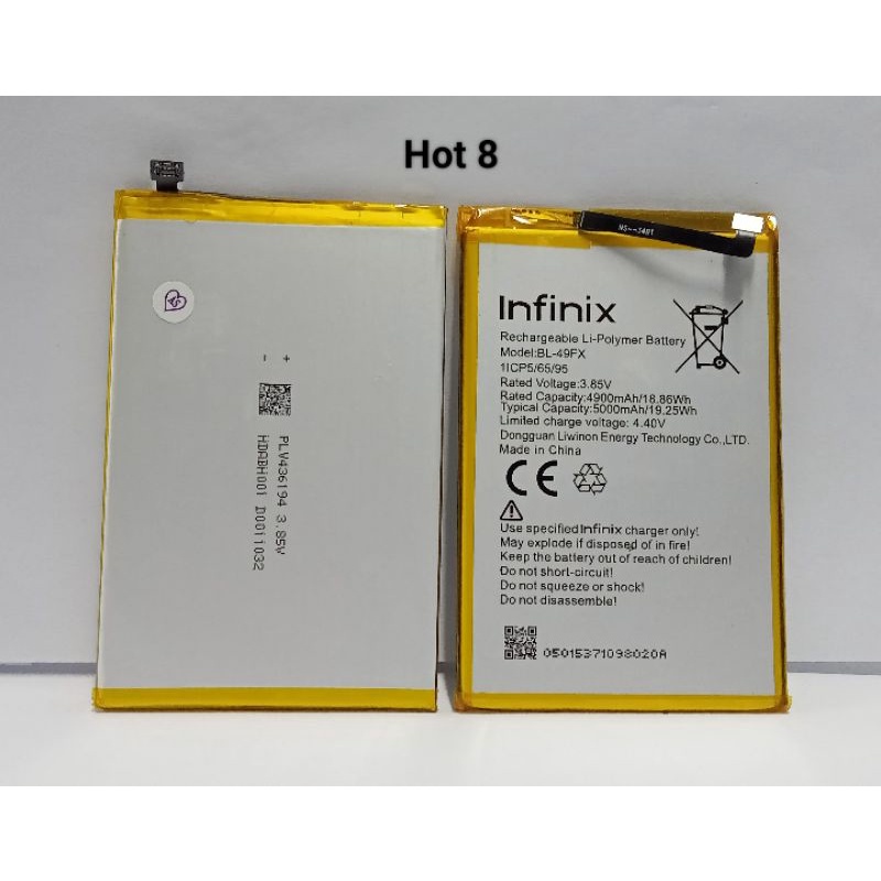 Baterai Battery Batre Infinix hot 8 original