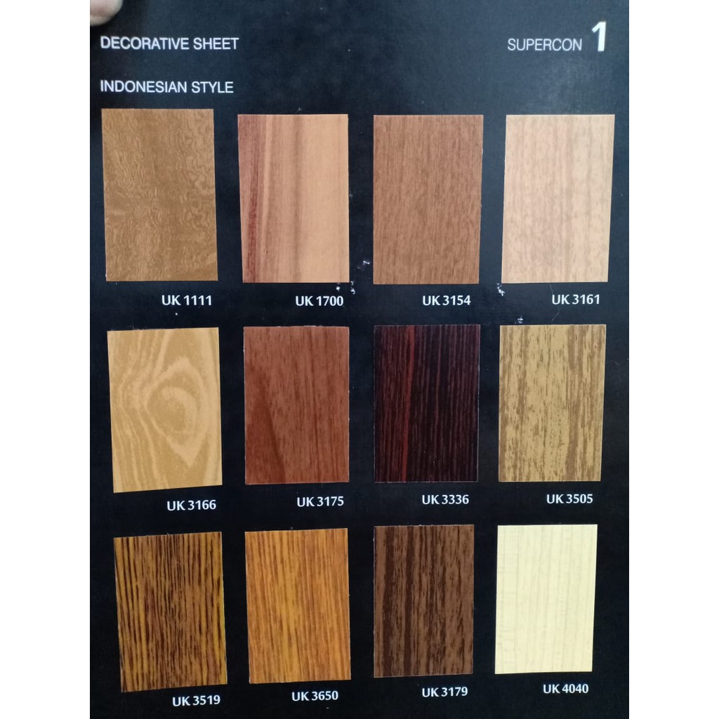 SUPERCON WOODGRAIN SHEET ( URAT KAYU ) PVC SHEET URAT KAYU