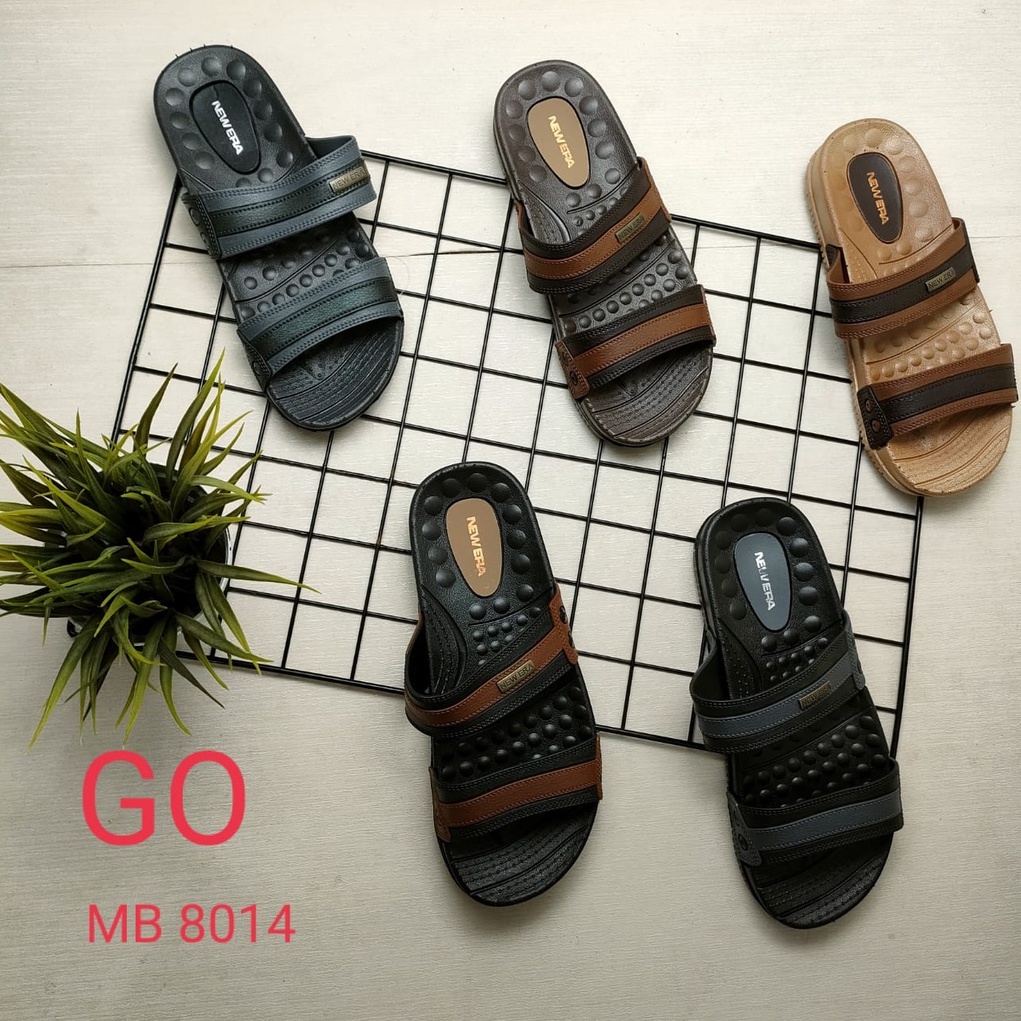 BB NEW ERA MB 8014 Sandal Slop Karet Sendal Karet Pria