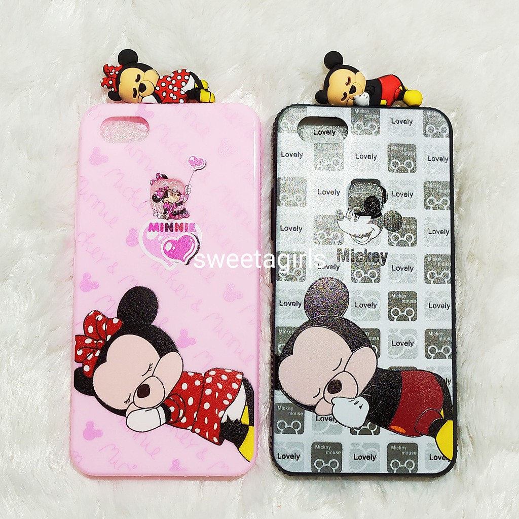 Silicon Case Glossy + Boneka 3D - Vivo V7 Plus  - Sweetacase.id Motif Kartun - Bisa Bayar Ditempat / COD / Casing Terbaru / Karakter Lucu / Casing Kartun / Kartun / Case murah / diskon / Import