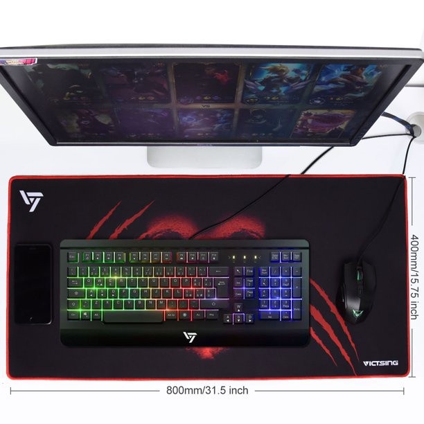 VicTsing Gaming Mouse Mat Large Size (800×400×2.5mm)