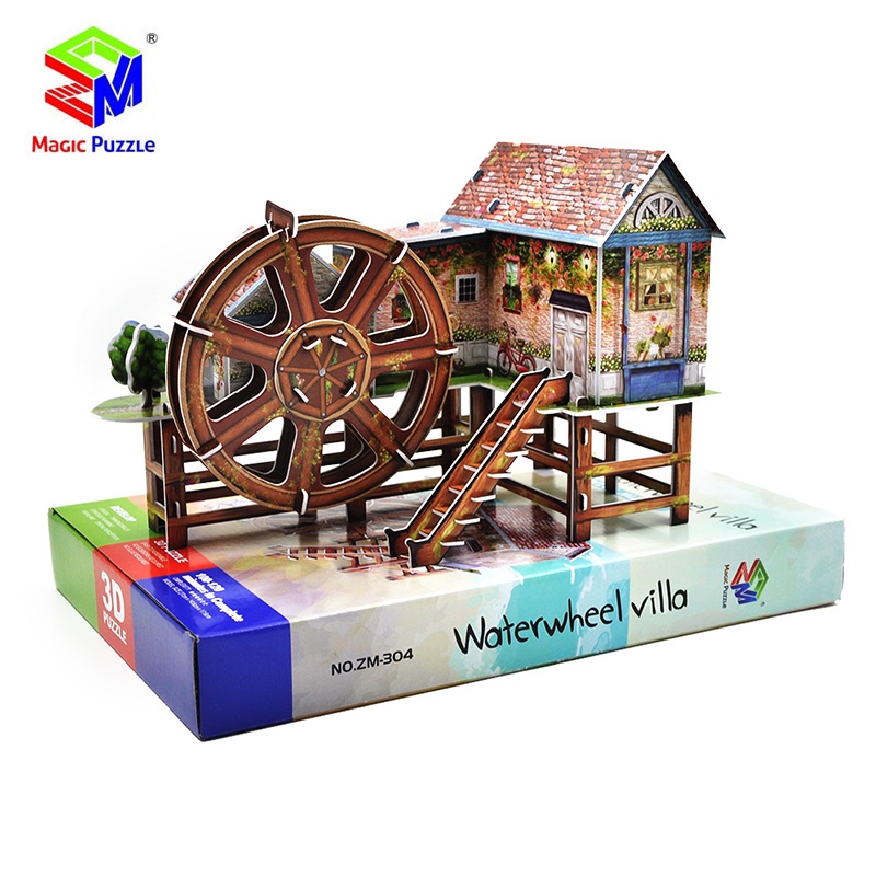 3D Puzzle With Music - Kado Hadiah Ulang Tahun - Pazel ZM Series - Puzzle DIY Pajangan Rumah - Pazel Musik - Pazel 3D DIY