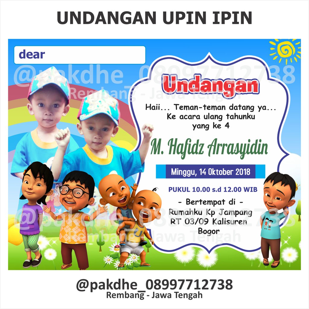 Contoh Gambar Upin Dan Ipin - Gambar Upin dan Ipin