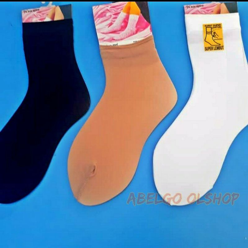 1 lusin- kaos kaki stoking pendek wanita diatas mata kaki/stoking kaos kaki wanita