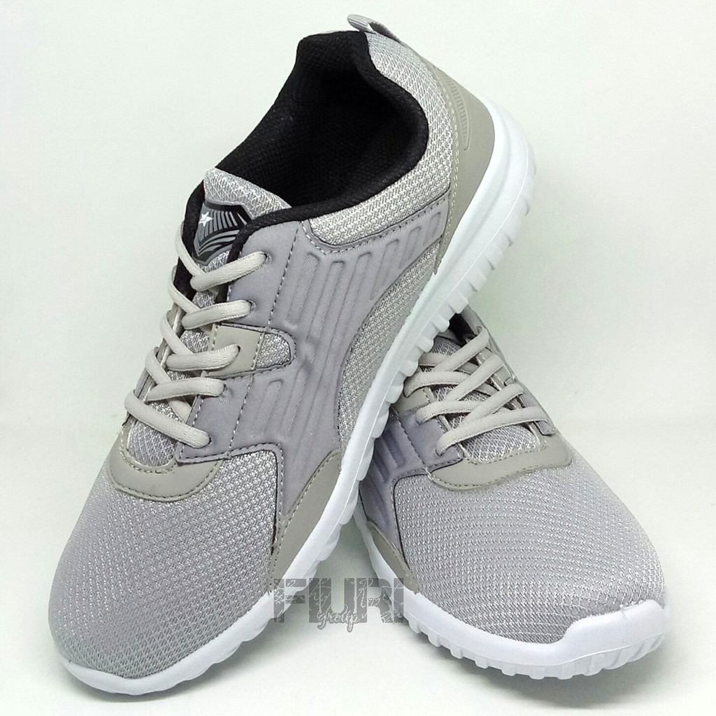 FIURI – PRO ATT ORIGINAL – FRC 001 ABU ABU 39-43 - SEPATU KETS PRIA - SEPATU SNEAKERS PRIA - SEPATU OLAHRAGA SPORT PRIA - SEPATU CASUAL KANVAS - SEPATU JOGGING LARI FITNESS GYM SENAM PRIA - SEPATU ANAK LAKI-LAKI COWOK - SEPATU SEKOLAH BERTALI SD SMP SMA