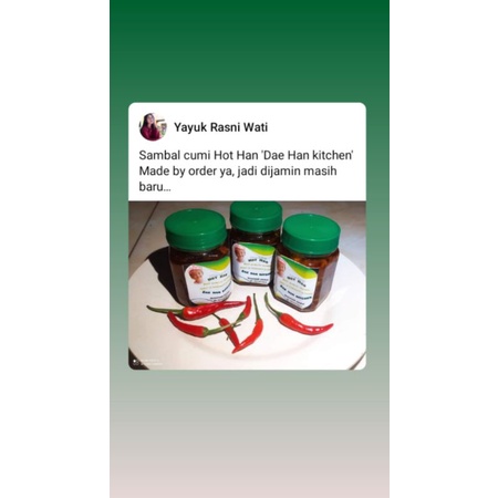 

sambal cumi Hot Han