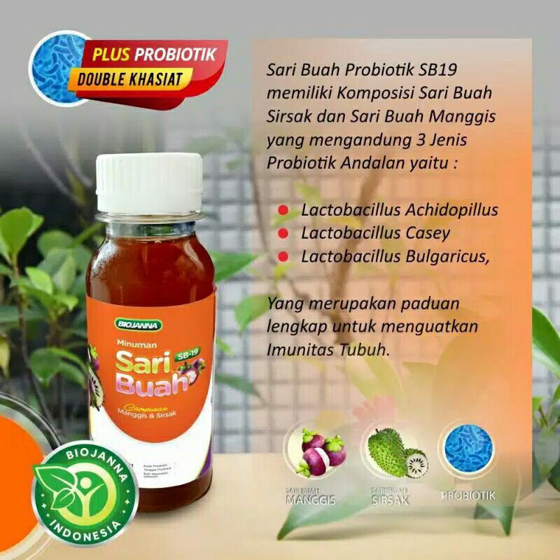 

Biojanna Sari Buah PROBIOTIK