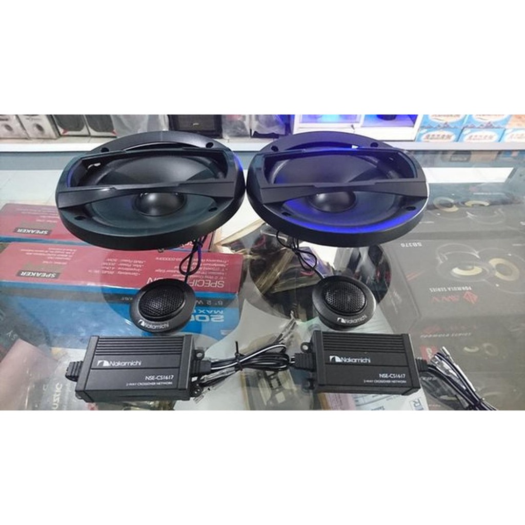 Speaker mobil Split NAKAMICHI 6INCH VOKAL TWEETER crosover JERNIH