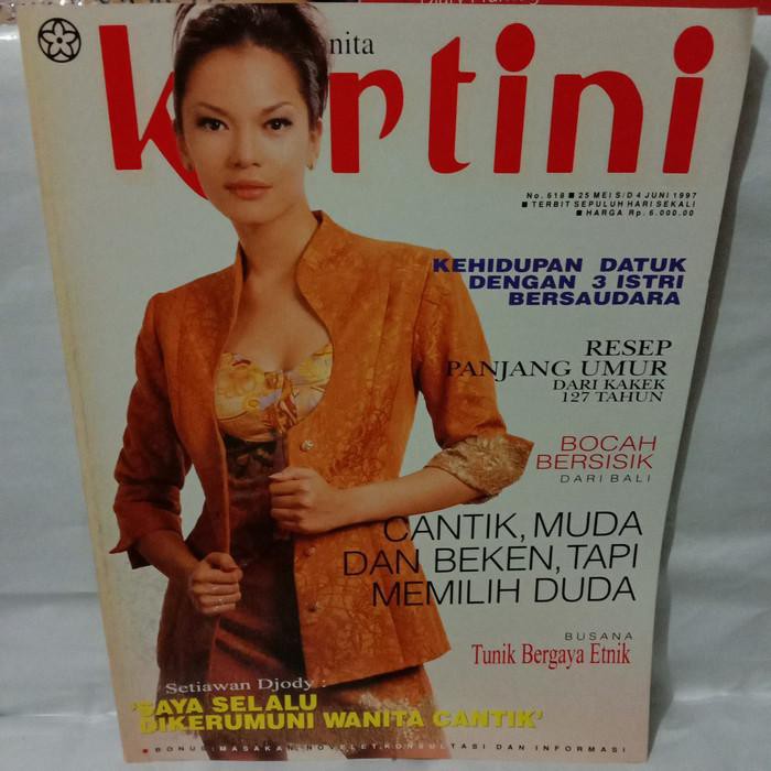 Dijual Majalah Kartini Cover Tiara Juni 1997 Limited