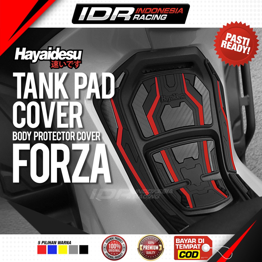 Hayaidesu Honda Forza Tank Pad Cover Body Protector Aksesoris Variasi