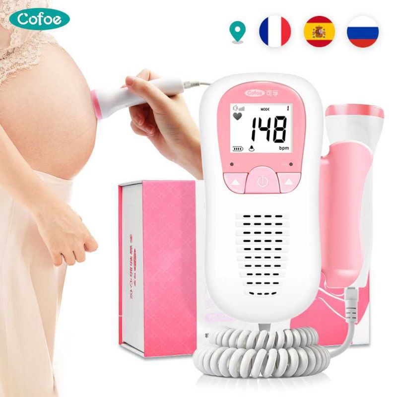  Deteksi Jantung Janin Bayi Fetal Doppler Heartrate FD-270B