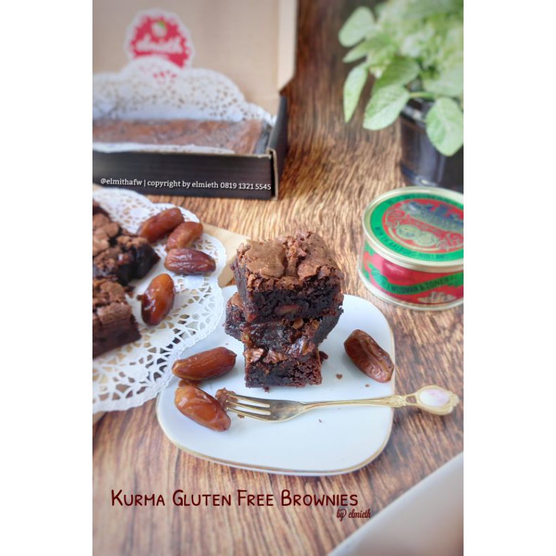 

Kurma Glutenfree Brownies palm sugar wijsman butter canola oil