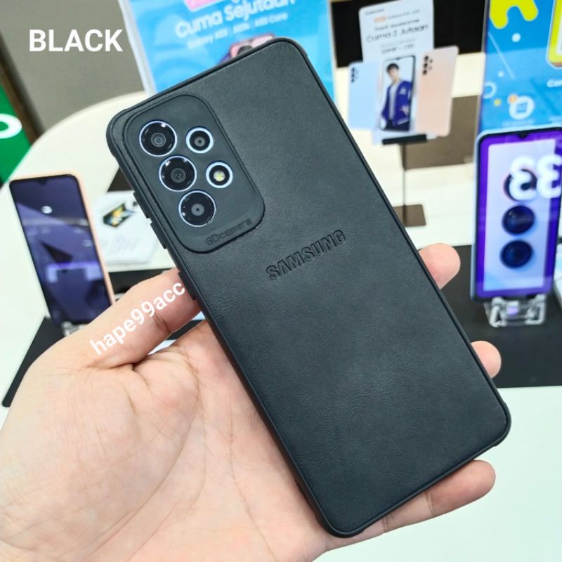 Samsung A23 4G A23 5G  A33 5G A53 5G A73 5G soft case leather kulit cover slim