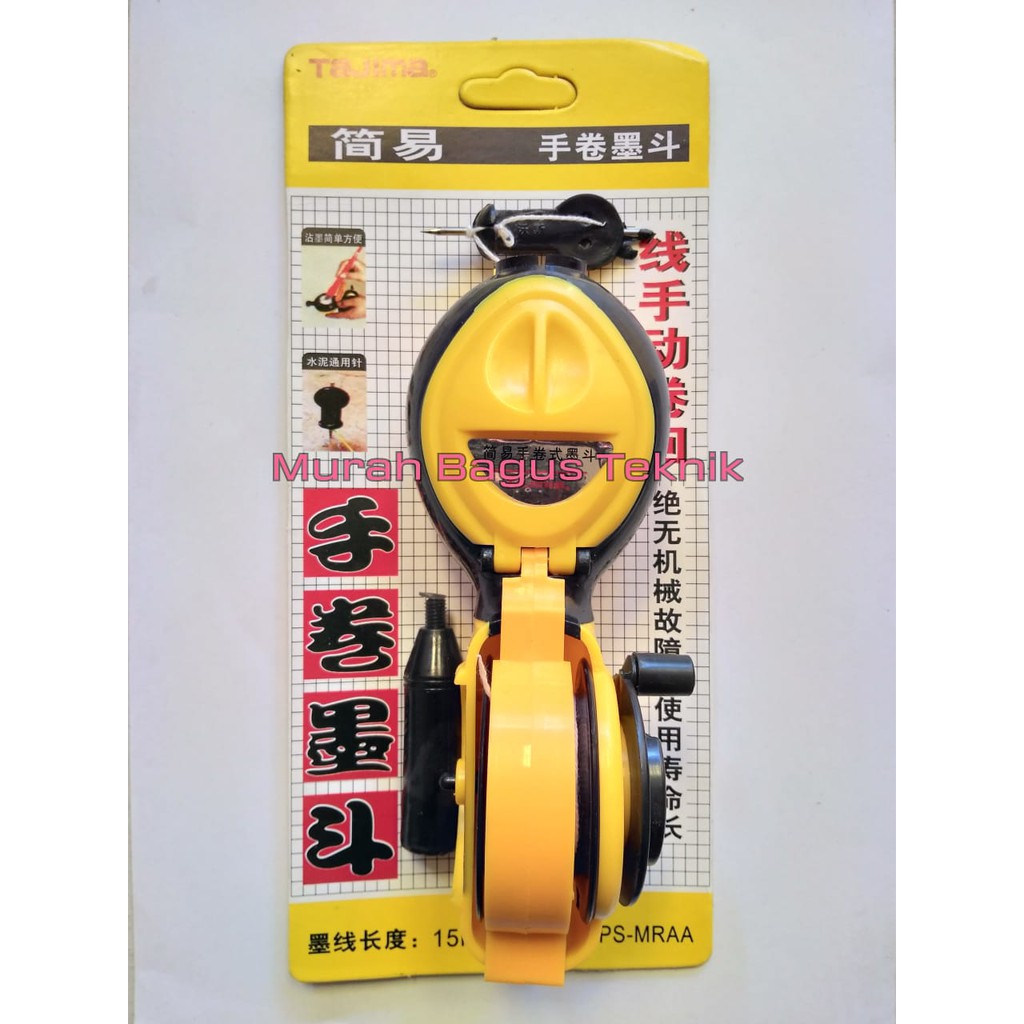 

Sipatan Tinta / Chalk Line / Benang Sipat Tukang TAJIMA