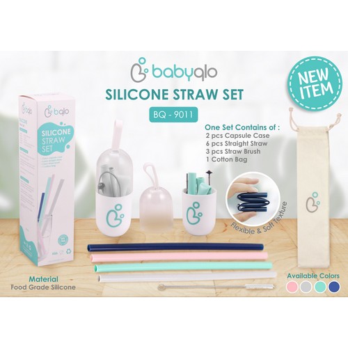 Babyqlo Sedotan Silicone Set - 9011