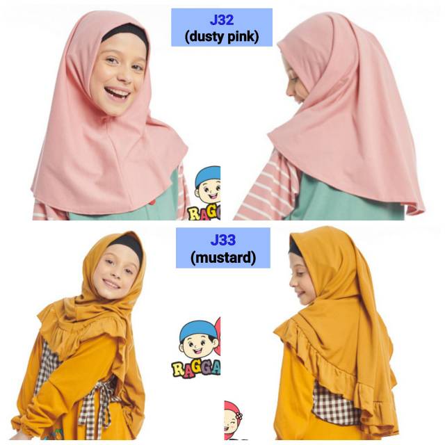 Jilbab Anak Khimar Hijab Kerudung terbaru RAGGAKIDS