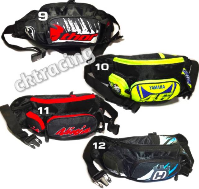 Tas pinggang waistbag cross trail sepeda adventure racing trabas touring