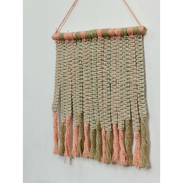 READY STOK) macrame Hiasan dinding selang seling / macrame wall hanging (HD 080)