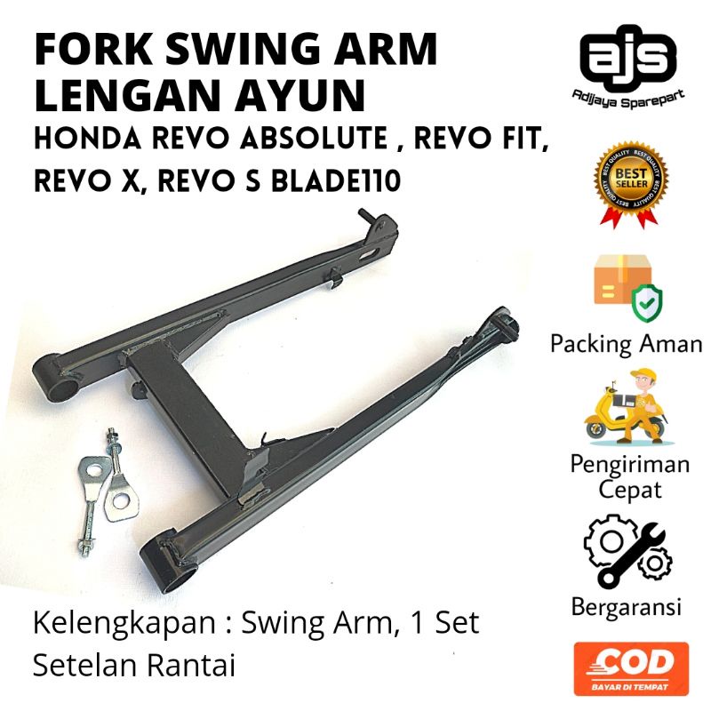 Fork Swing Arm Arem Lengan Ayun Motor Honda Revo 110 Absolute Abs Blade 110 Fit Fi Variasi Model Sta