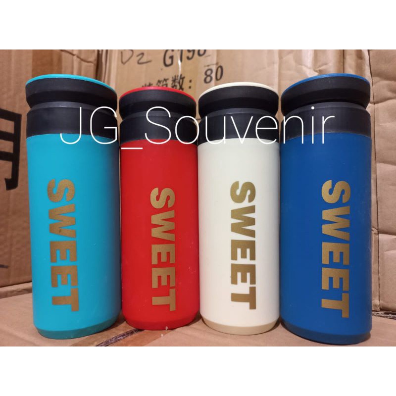 BOTOL MINUM KACA SWEET SOUVENIR PERNIKAHAN MURAH DAN UNIK