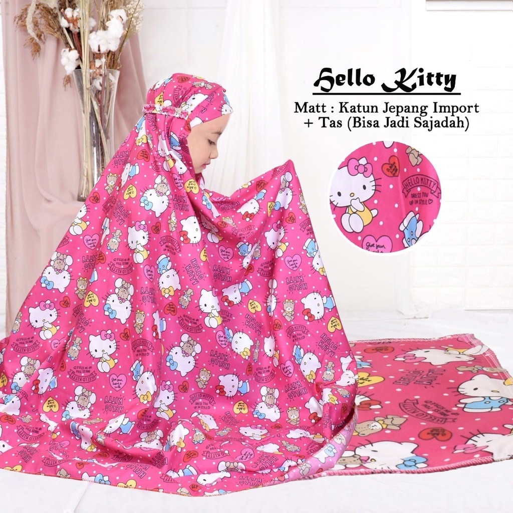 MUKENA ANAK KID KATUN JEPANG MOTIF HM REALPIC