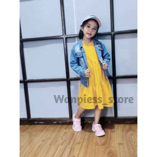 Jaket Jeans Anak Umur 2-7 Tahun | KAIN JEANS PREMIUM