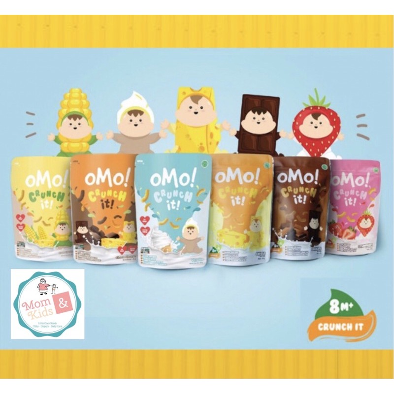 OMO! OMO Crunch It - Omo Healthy Snack Bayi / Snack Sehat Bayi Anak