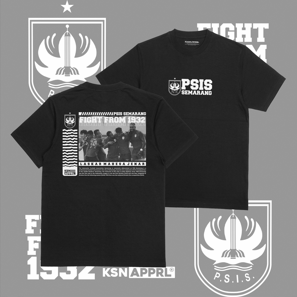 Kaos PSIS Semarang " PSIS Streetwear " -  Semarang Football / Panser Biru Snex / Mahesa Jenar