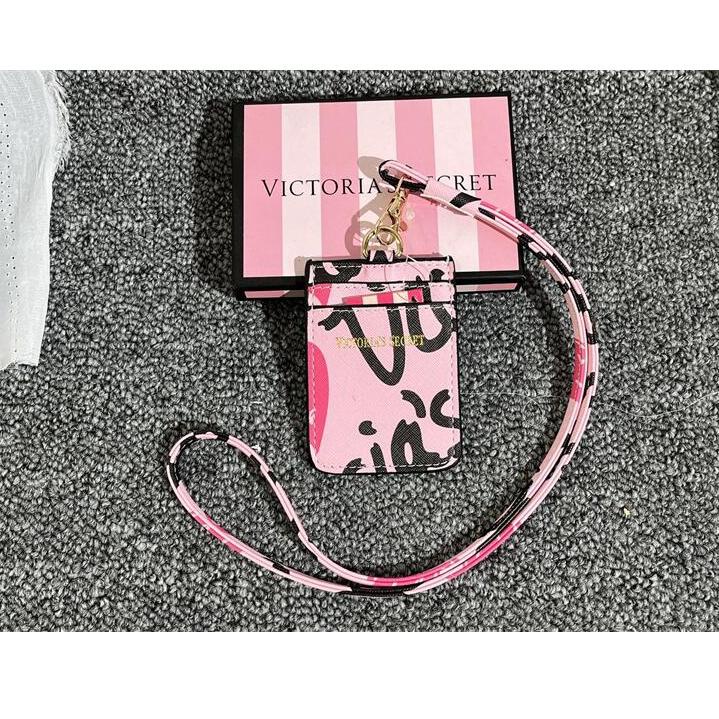 

(R4P4) CARDHOLDER ID TEMPAT KARTU DOMPET KARTU TALI PICTORIA SECRET VS LANYARD WANITA IMPORT PREMIUM #438232 //Produk@terupdate
