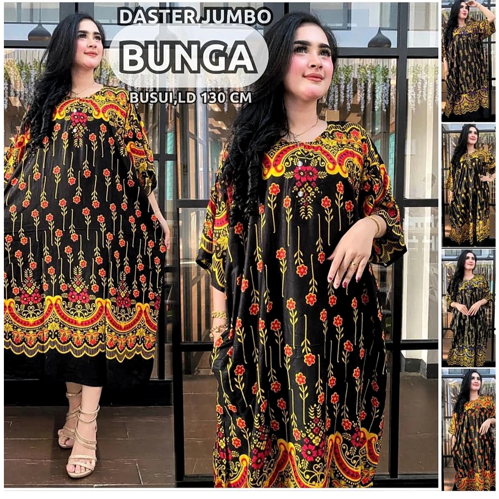 DASTER JUMBO MURAH MOTIF BUNGA KODE 01. 02. || DASTER JUMBO MURAH || DASTER JUMBO RAYON SANTUNG || DASTER JUMBO MOTIF BUNGAN RAYON BEST SELLER