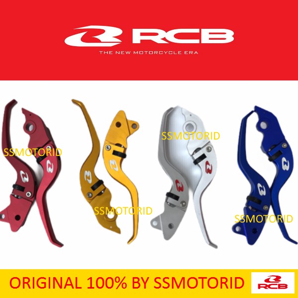 Handle Brake Alloy Lever Set Tuas Rem Beat Street Pop FI F1 ESP New RCB Racing Boy Bahan CNC ORI