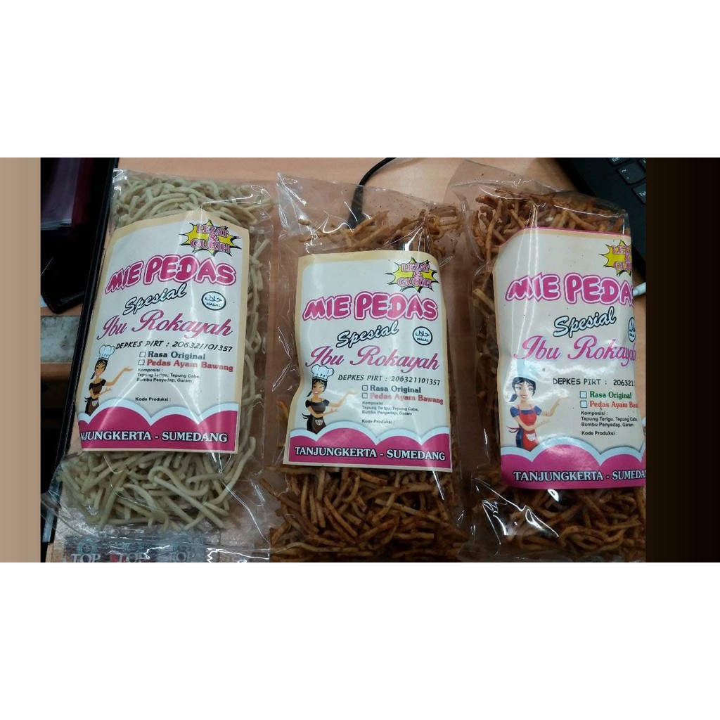 

KERIPIK MIE GORENG PEDAS IBU ROKAYAH