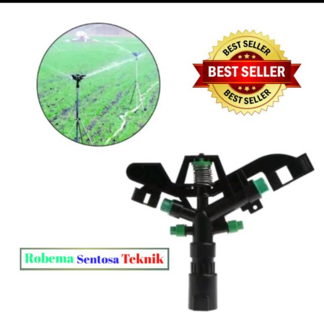Promo Terbaru Sprinkler 5 Nozzle Radius 20 Meter Mampu Berputar 360°