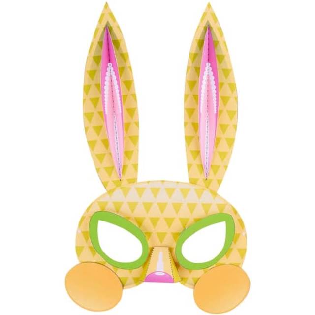 Rabbit Alebrije Mask Papercraft