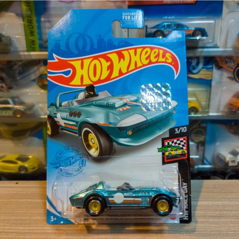 HOT WHEELS CORVETTE GRAND SPORT ROADSTER BIRU - FS - SUPER TREASURE HUNT - THS - STH