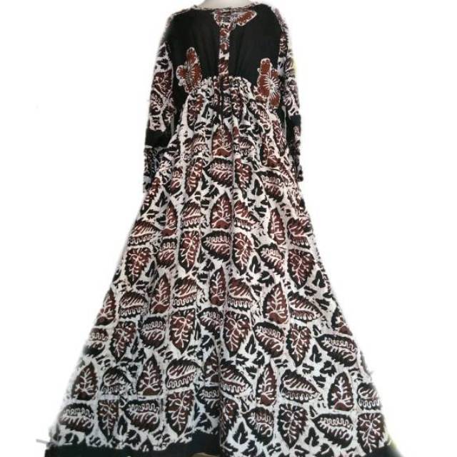 Daster Lengan Panjang Batik Cap Modern
