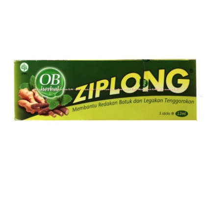 Ziplong OB Herbal 5sachet Obat Batuk Melegakan Tenggorokan Cair Zip Long Obat Batuk Sirup Herball OBH