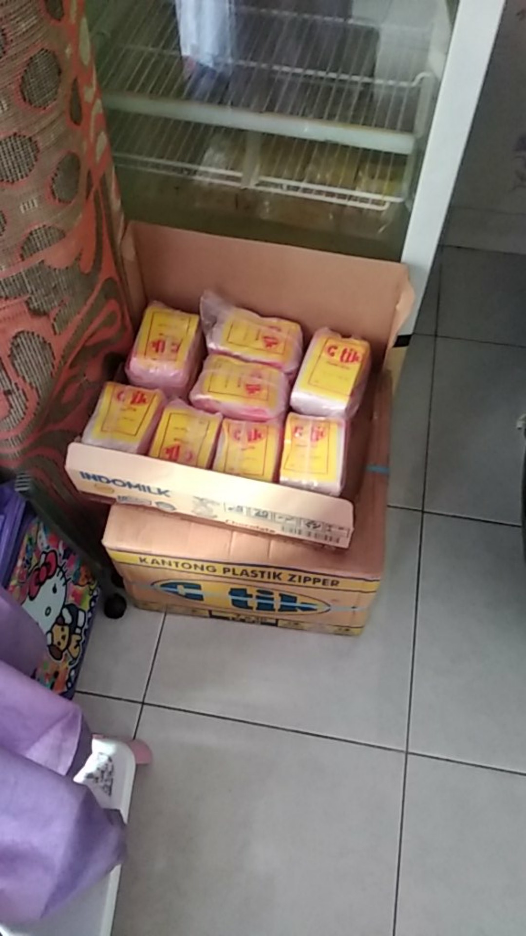 160pak Plastik Klip 7x10 Zipper Ziplock Segel Obat Bumbu Sambal Plastic Clip Ctik Dus Gojek Grosir