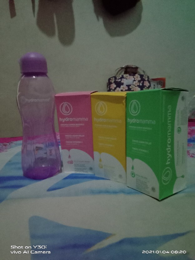 Paket 3 Box Hydromamma gratis Tumbler Original Hydromama