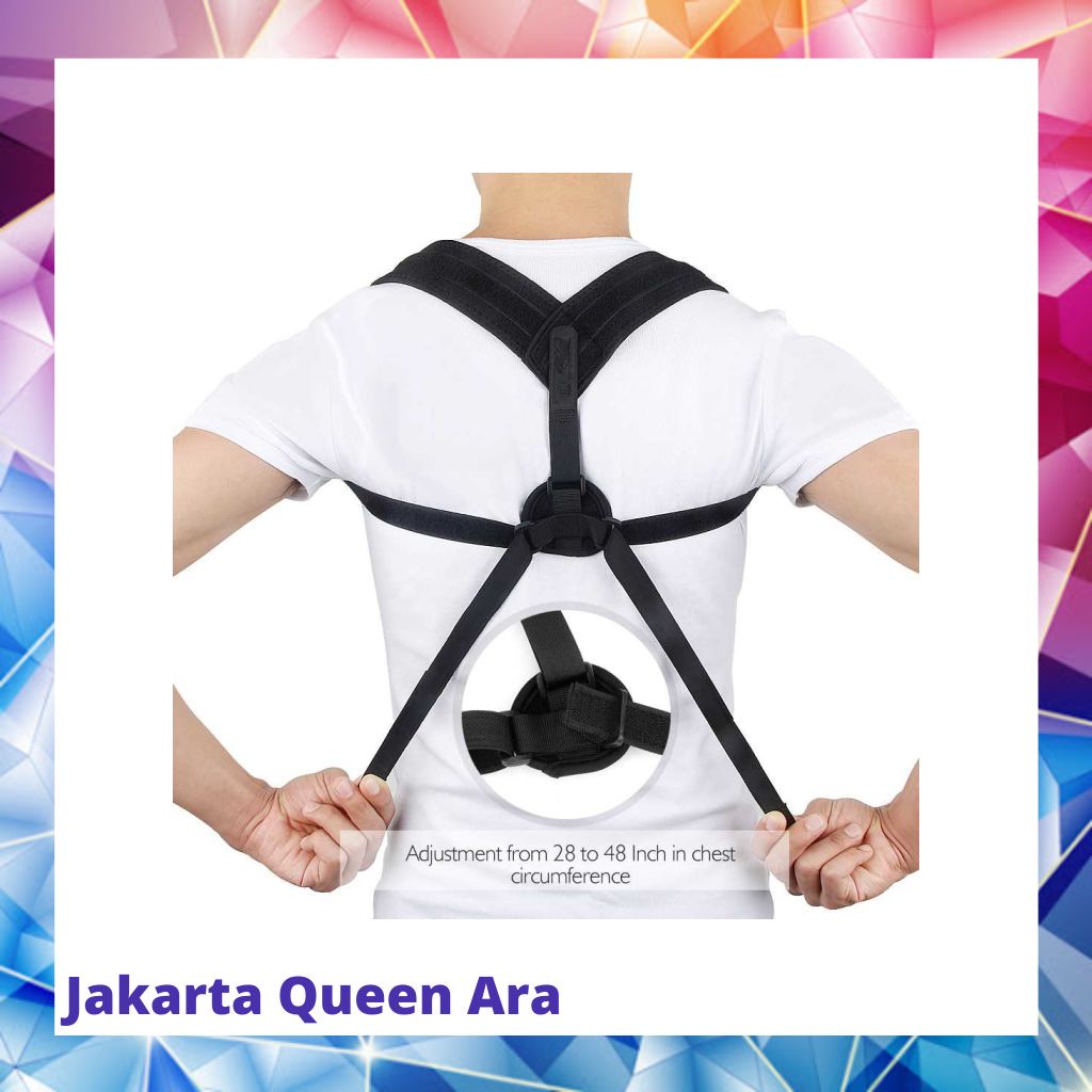 Tali Korektor Postur Punggung Body Harness Support Belt 90-110cm 1022